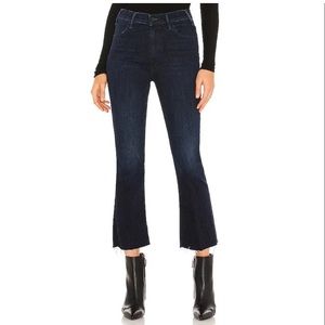 MOTHER jeans Hustler the Ankle Fray in Howling at the Disco. Size 28.